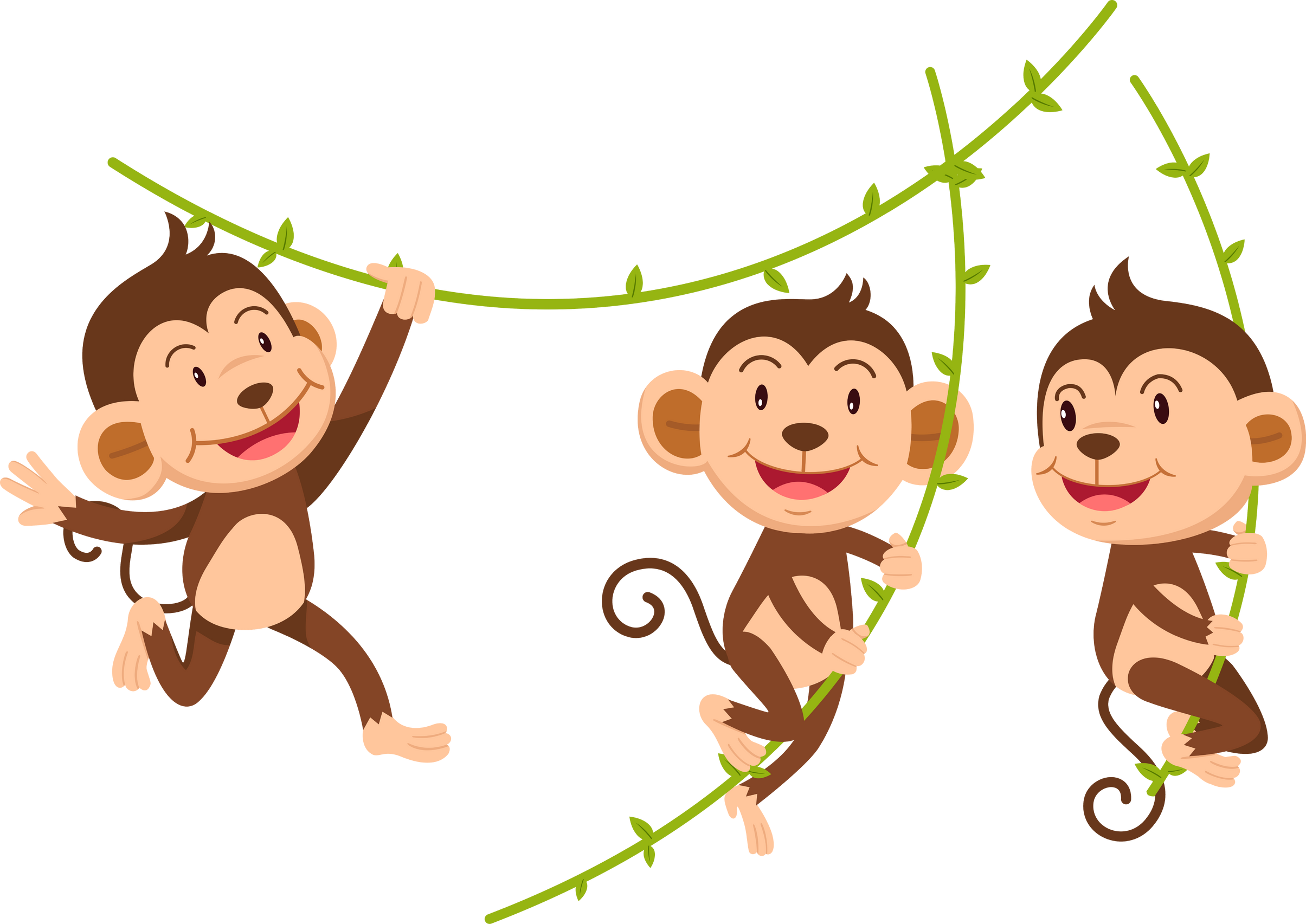 Cute Monkey Cartoon