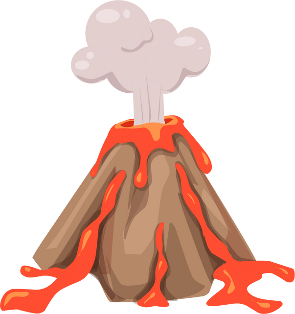 Volcano eruption